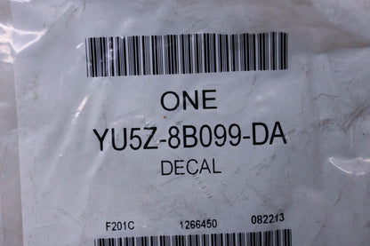 New OEM Ford YU5Z-8B099-DA Vent Plug Warning Decal NOS