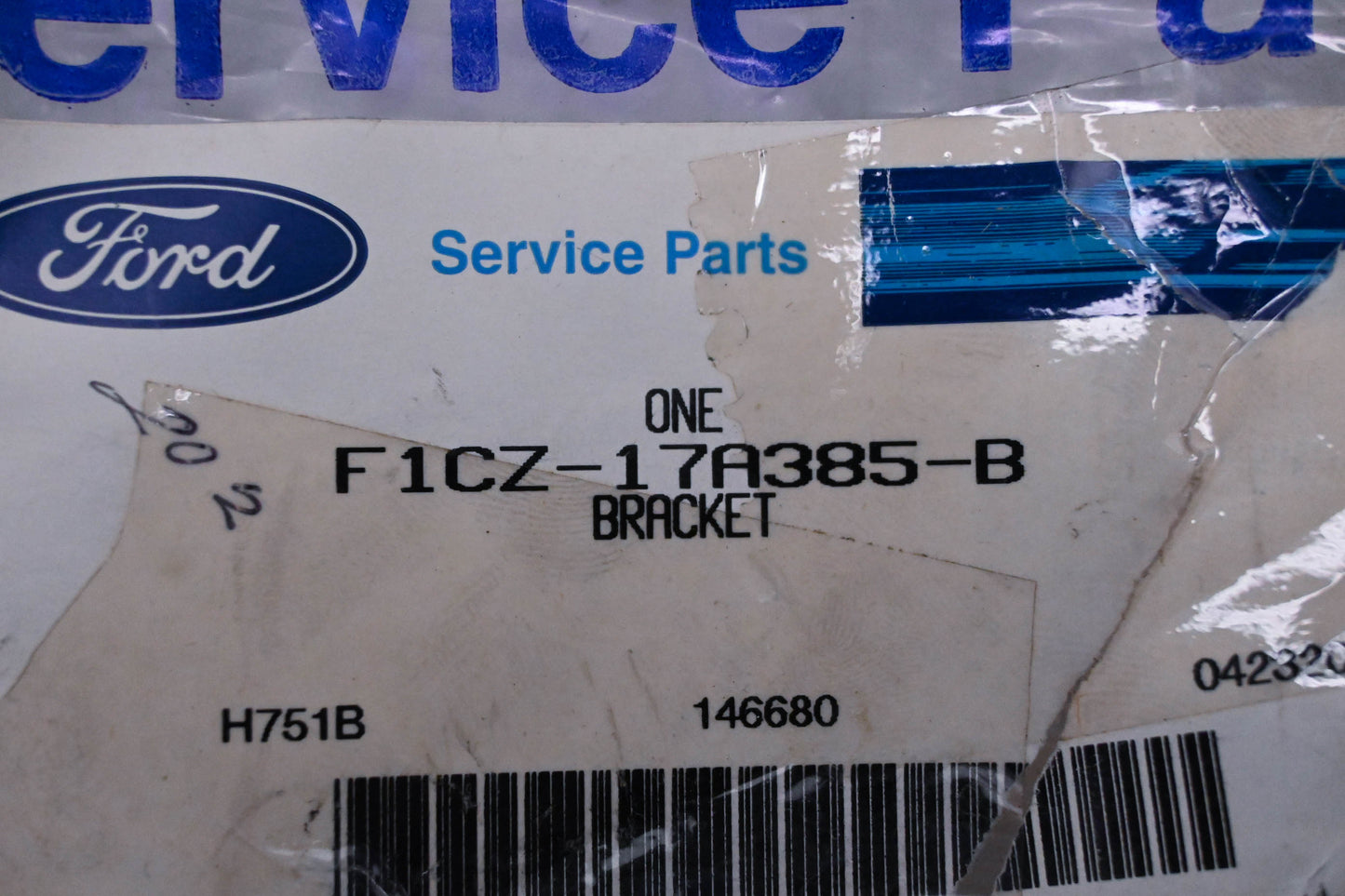 New OEM Ford F1CZ-17A385-B License Plate Bracket NOS