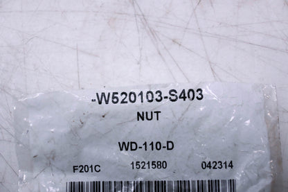 New OEM Ford W520103-S403 Front Muffler Nut NOS