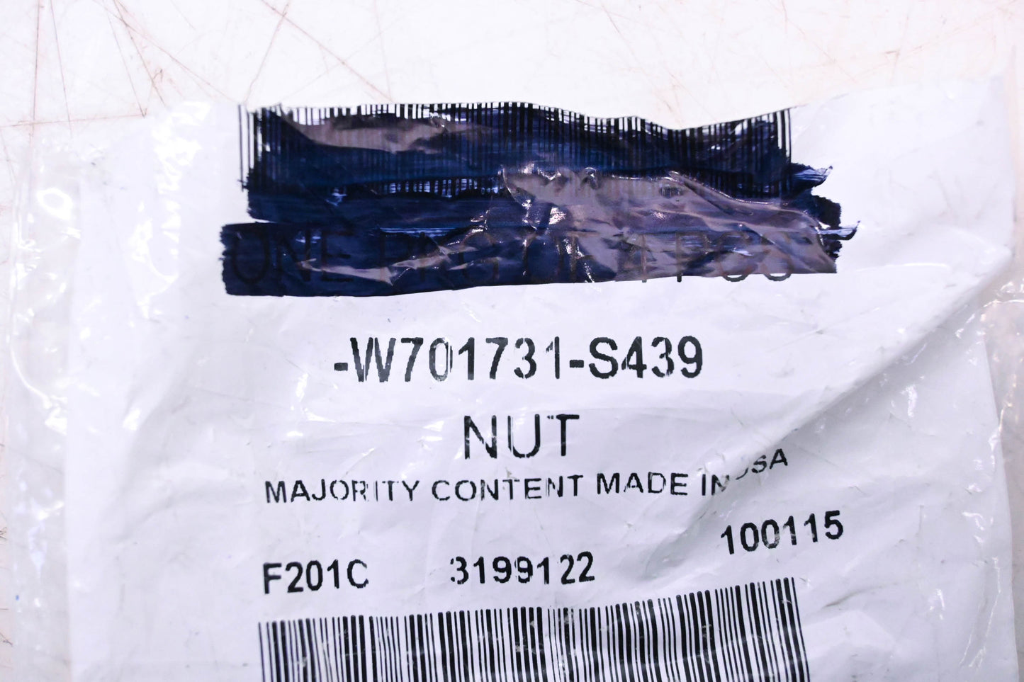 New OEM Ford W701731-S439 Mount Bracket Nuts Qty 2 NOS