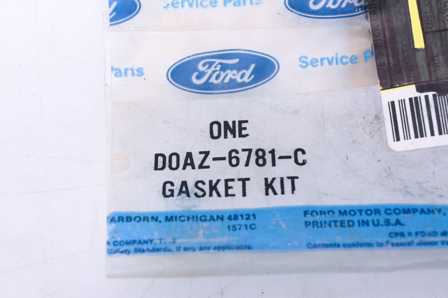 New OEM Ford D0AZ-6781-C Engine Oil Pan Gasket Kit NOS