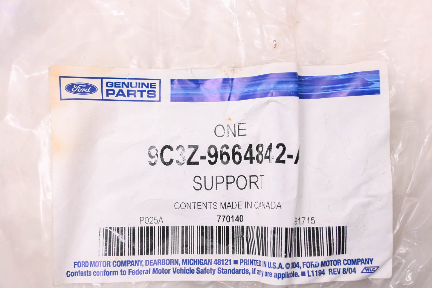 New OEM Ford 9C3Z-9664842-A Lumbar Support NOS