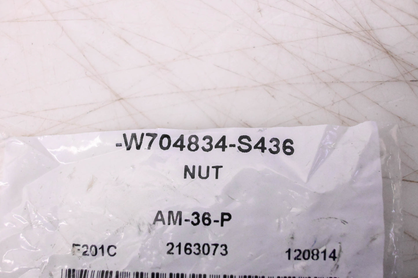 New OEM Ford W704834-S436 Flanged Hex Nut NOS