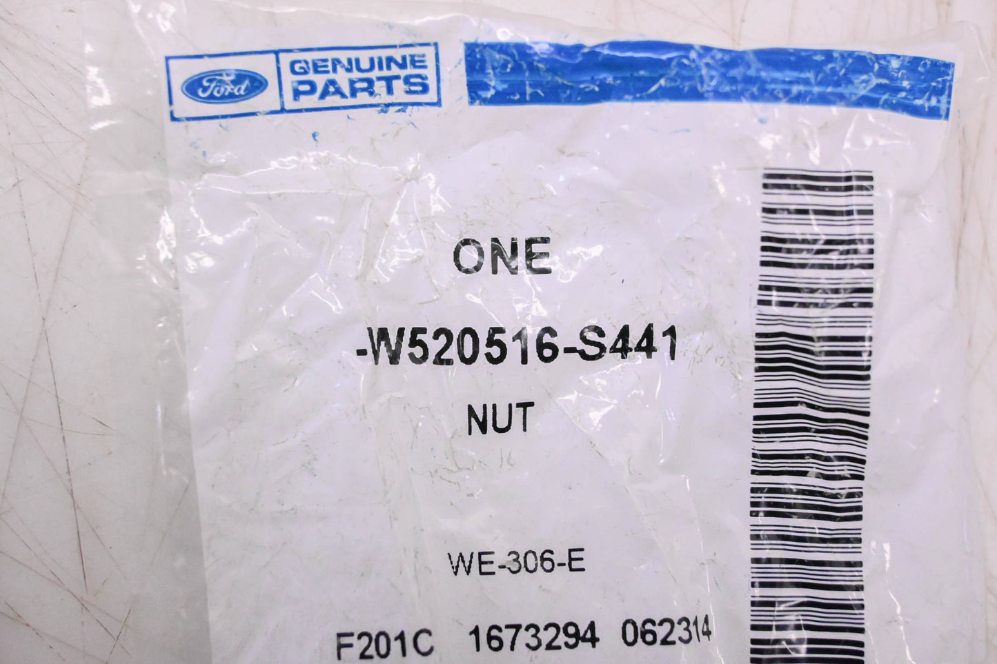 New OEM Ford W520516-S441 Lower Control Arm Nut NOS