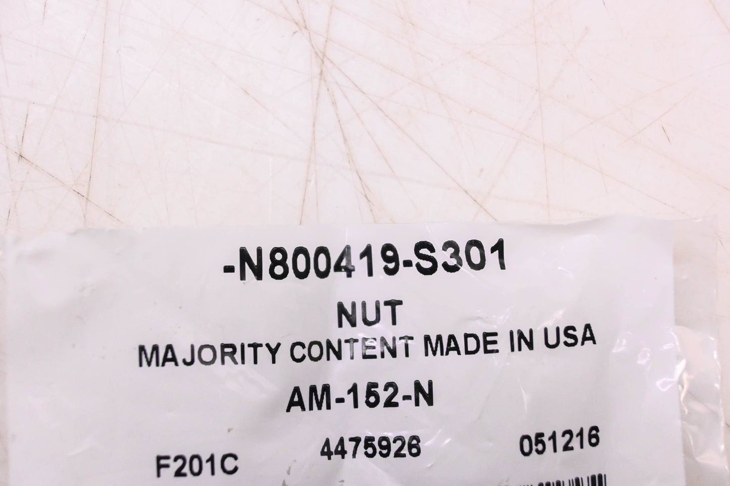 New OEM Ford N800419-S301 Hex Nut NOS