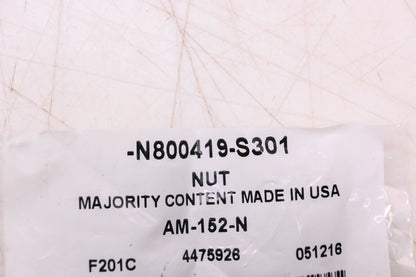 New OEM Ford N800419-S301 Hex Nut NOS