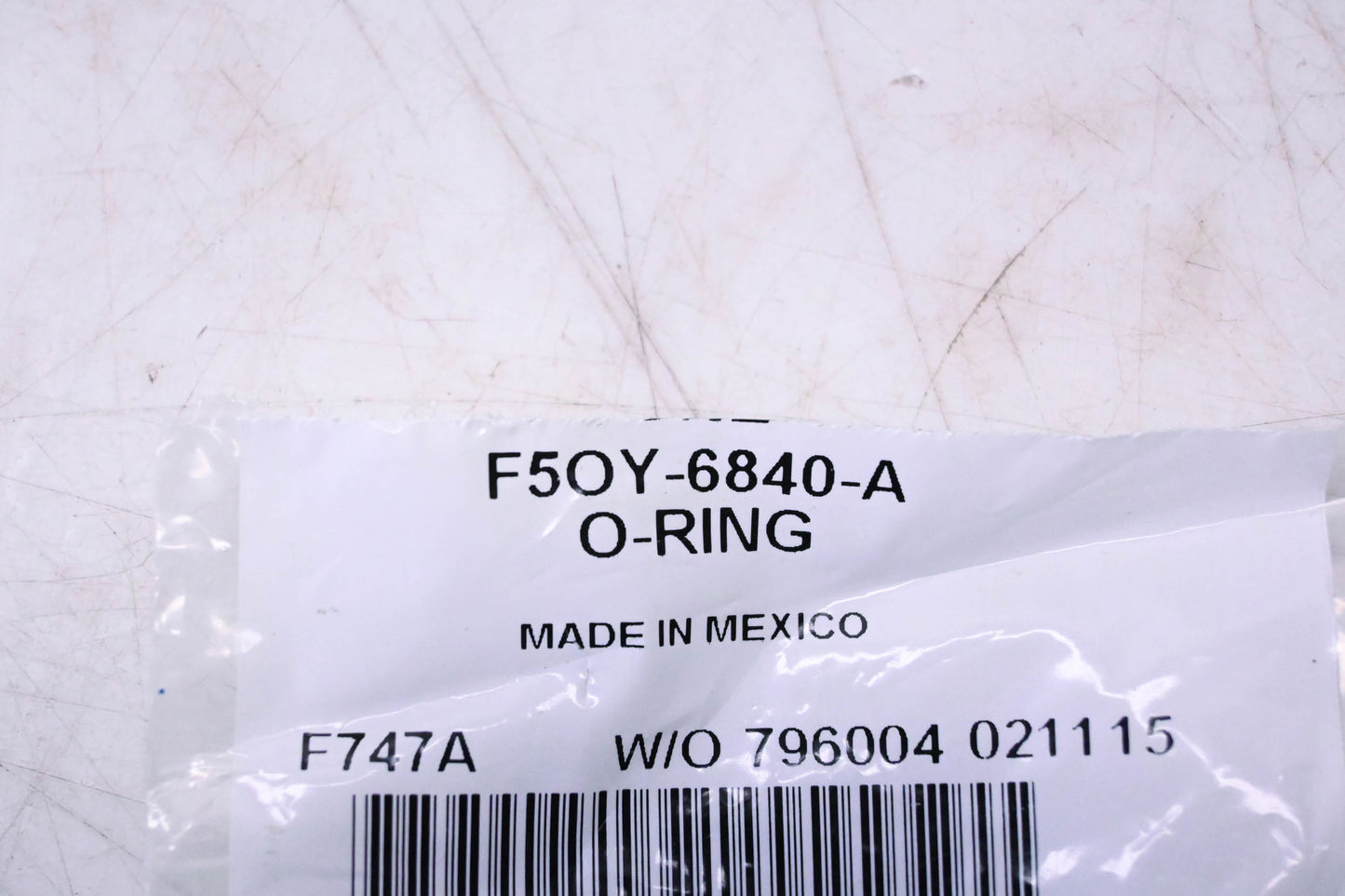 New OEM Ford F5OY-6840-A O-Ring NOS