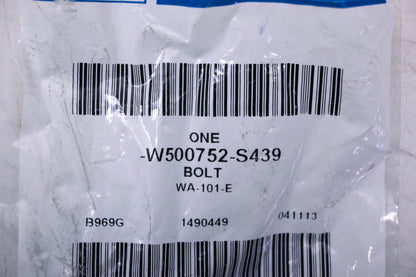 New OEM Ford W500752-S439 Bolt NOS