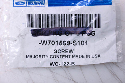 New OEM Ford W701569-S101 Round Head Screw NOS