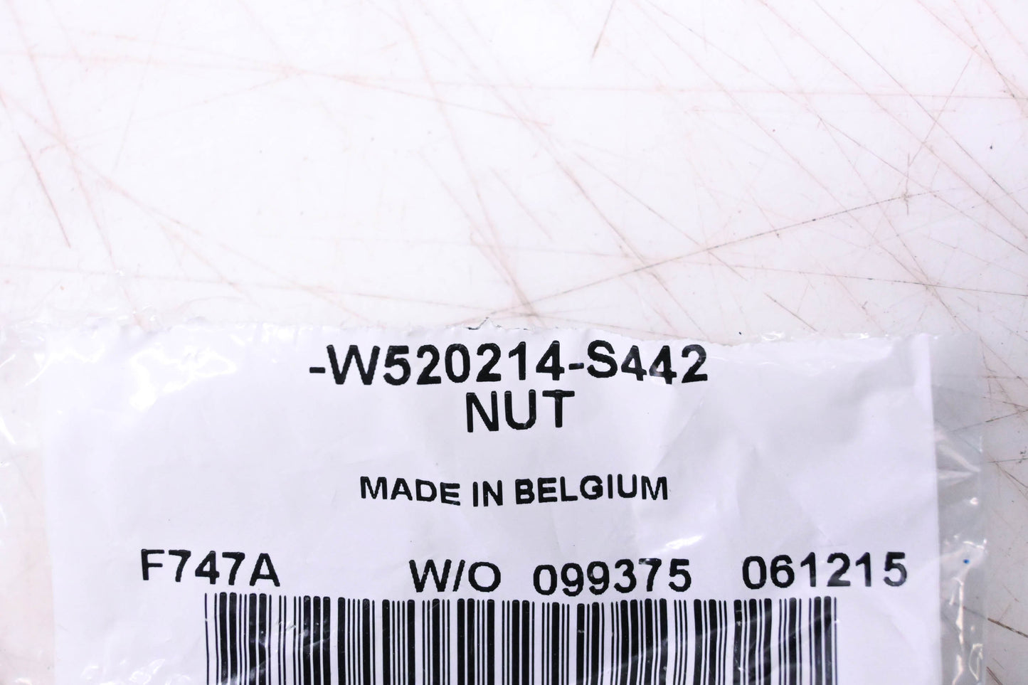 New OEM Ford W520214-S442 Upper Control Arm Bolt Nut NOS