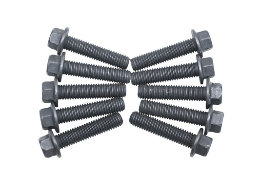 Aftermarket AW009-21 Hex Flange M8-1.25 x 35mm 9.8 Grade Bolts Qty 10 NOS