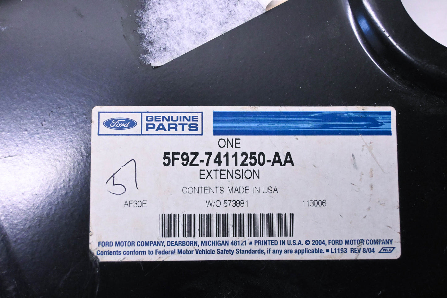 New OEM Ford 5F9Z-7411250-AA Extension NOS