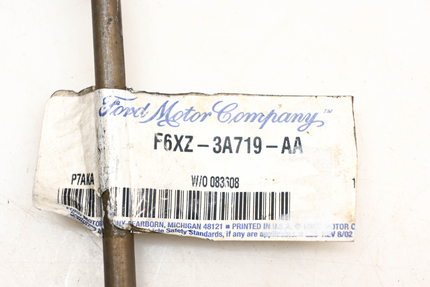 New OEM Ford F6XZ-3A719-AA Power Steering Pressure Tube Assembly NOS