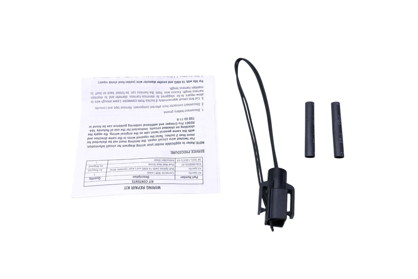 New OEM Motorcraft WPT-209, 3U2Z-14S411-BNA Wiring Pigtail Kit NOS