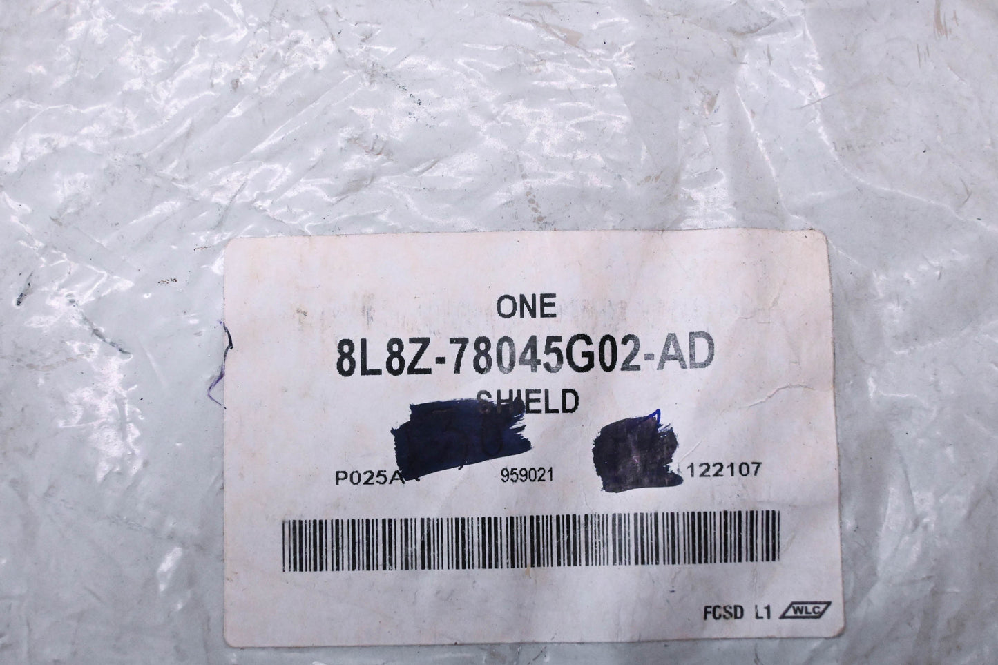 New OEM Ford 8L8Z-78045G02-AD Shield NOS
