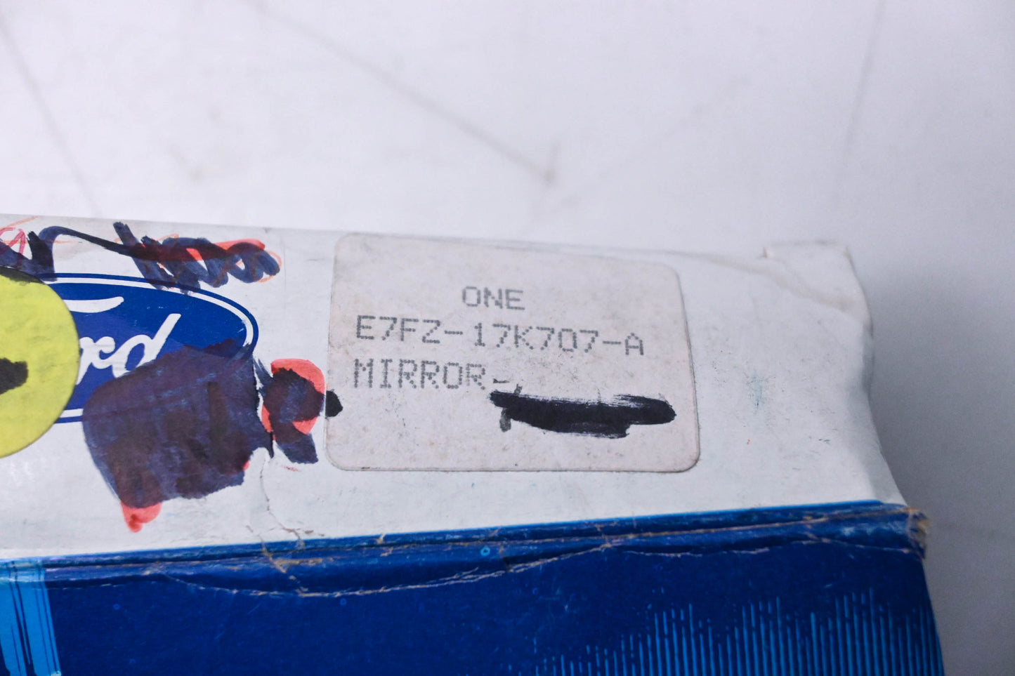 New OEM Ford E7FZ-17K707-A Right Side Exterior Mirror Glass Assembly NOS