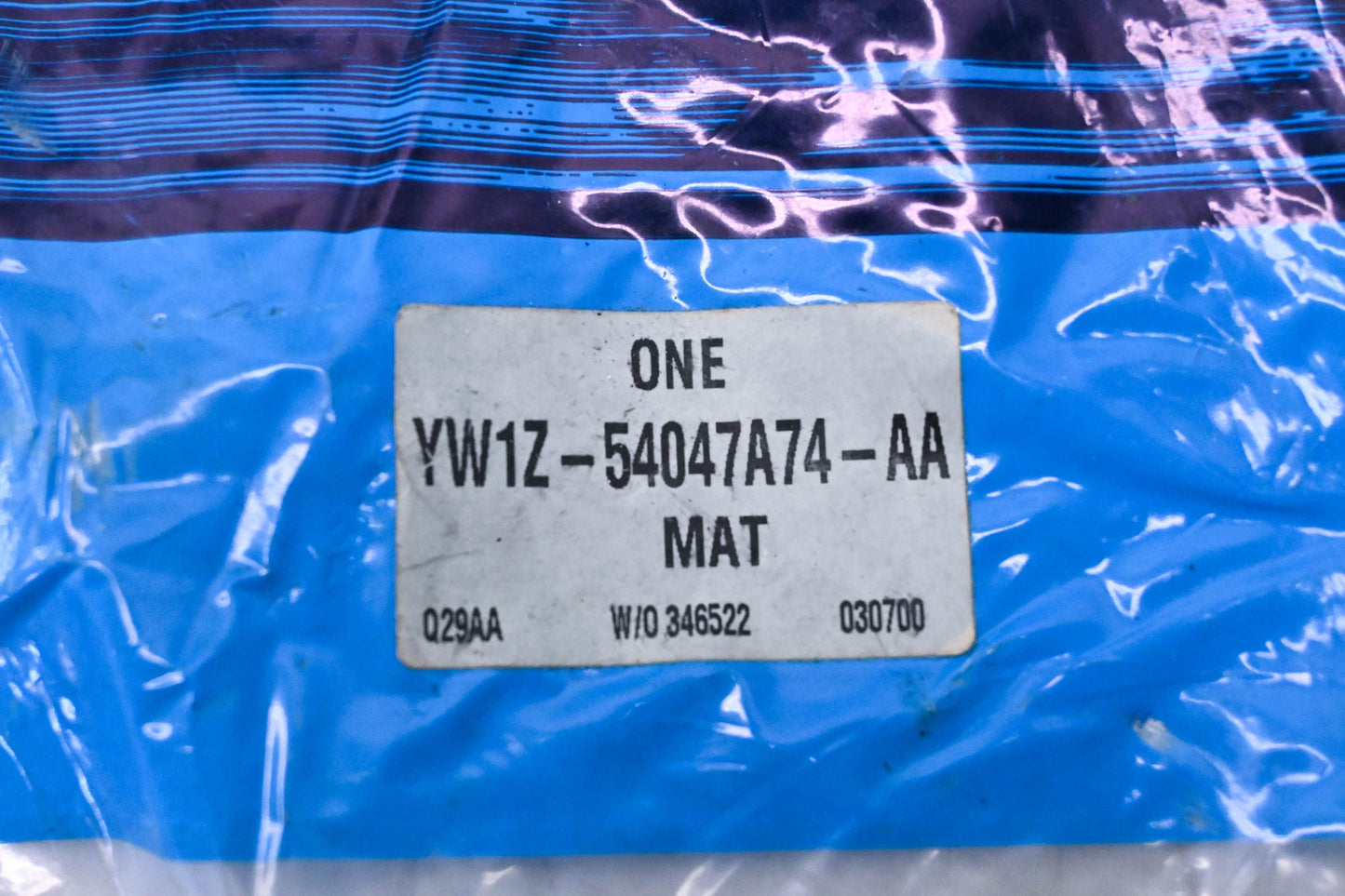 New OEM Ford YW1Z-54047A74-AA Console Mat NOS