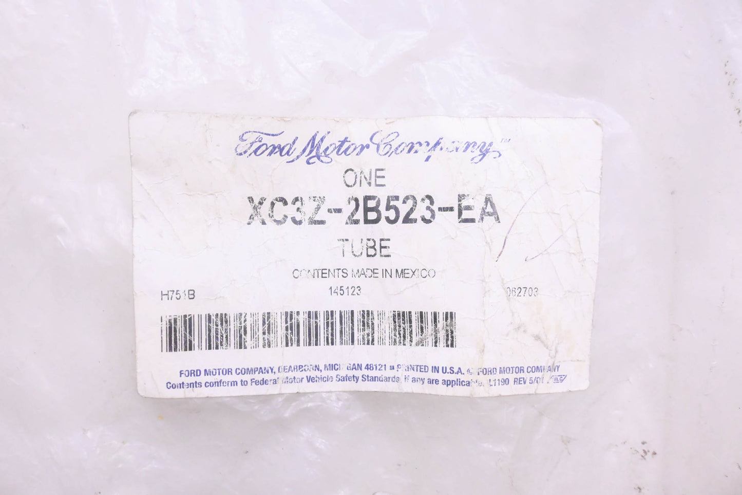 New OEM Ford XC3Z-2B523-EA Tube NOS