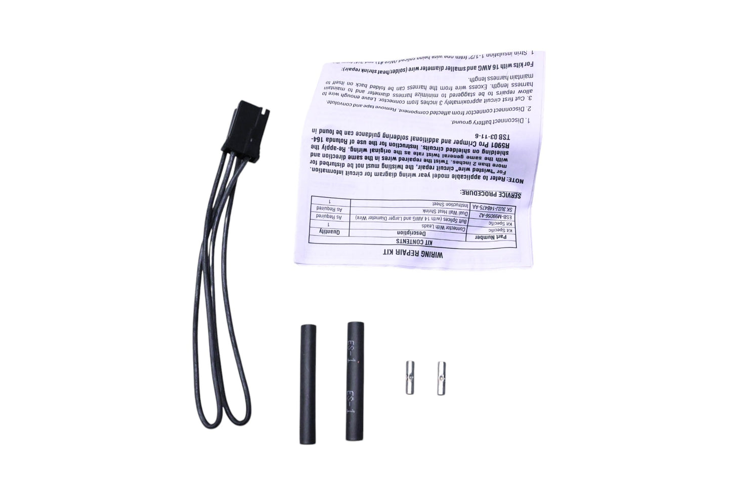 New OEM Motorcraft WPT-355, 3U2Z-14S411-FBA 12 Volt Power Accessory Outlet Kit NOS