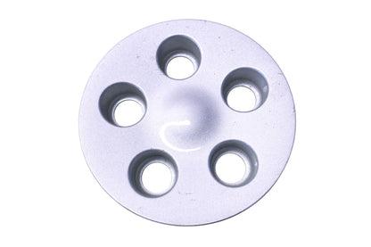 New OEM Ford F6DC-1A096-GA, F6DC-1A096-CA Silver Center Hub Cap NOS