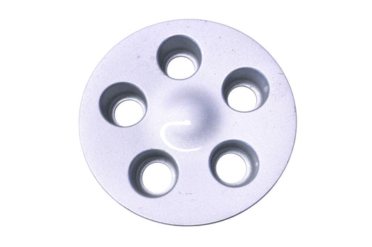 New OEM Ford F6DC-1A096-GA, F6DC-1A096-CA Silver Center Hub Cap NOS