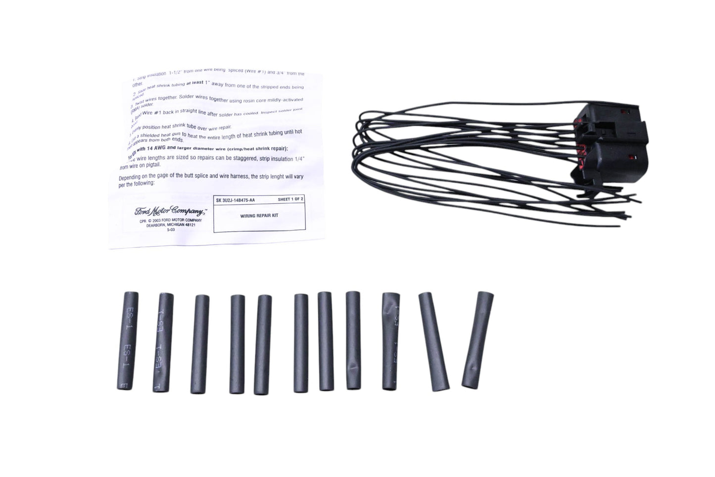New OEM Motorcraft WPT-7461, 3U2Z-14S411-DPAB Wiring Assembly Kit NOS