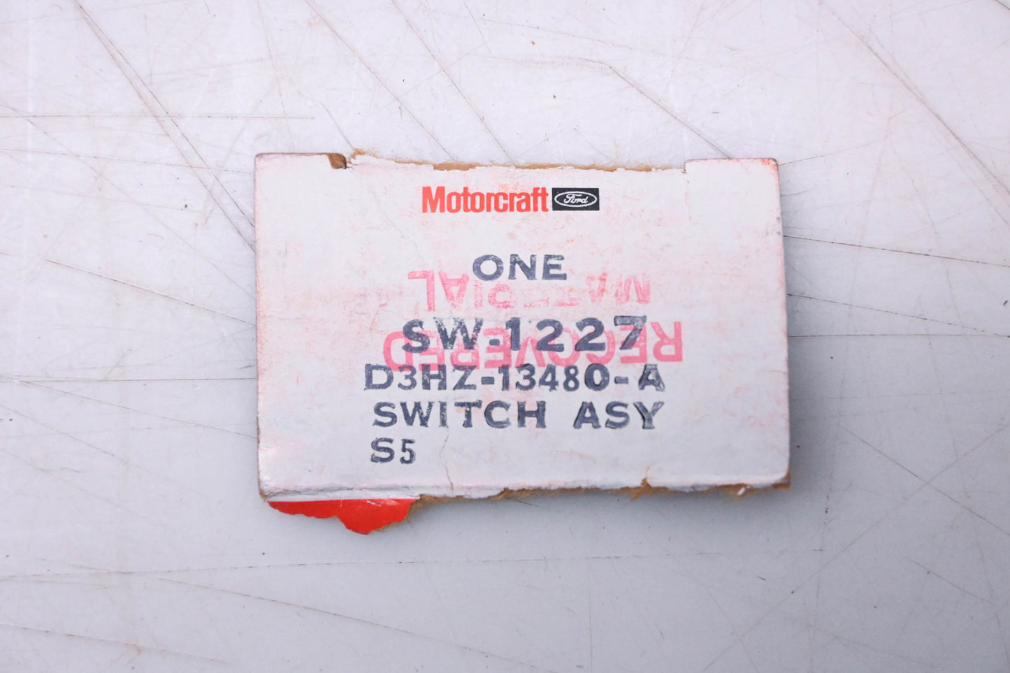 New OEM Motorcraft SW-1227, D3HZ-13480-A Stoplight Switch Assembly NOS