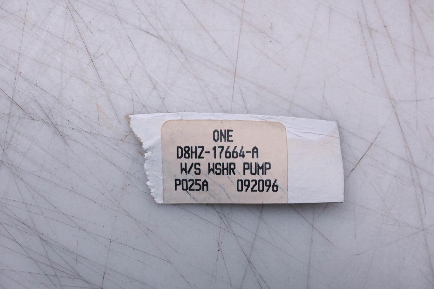 New OEM Ford D8HZ-17664-A Windshield Washer Pump Assembly NOS