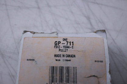 New OEM Motorcraft GP-711, F5UZ-10344-C Alternator 8 Groove Pulley NOS