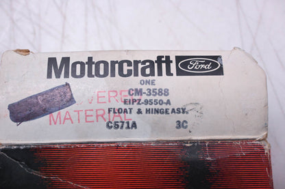 New OEM Motorcraft CM-3588, E1PZ-9550-A Carburetor Float & Hinge Assembly Kit NOS