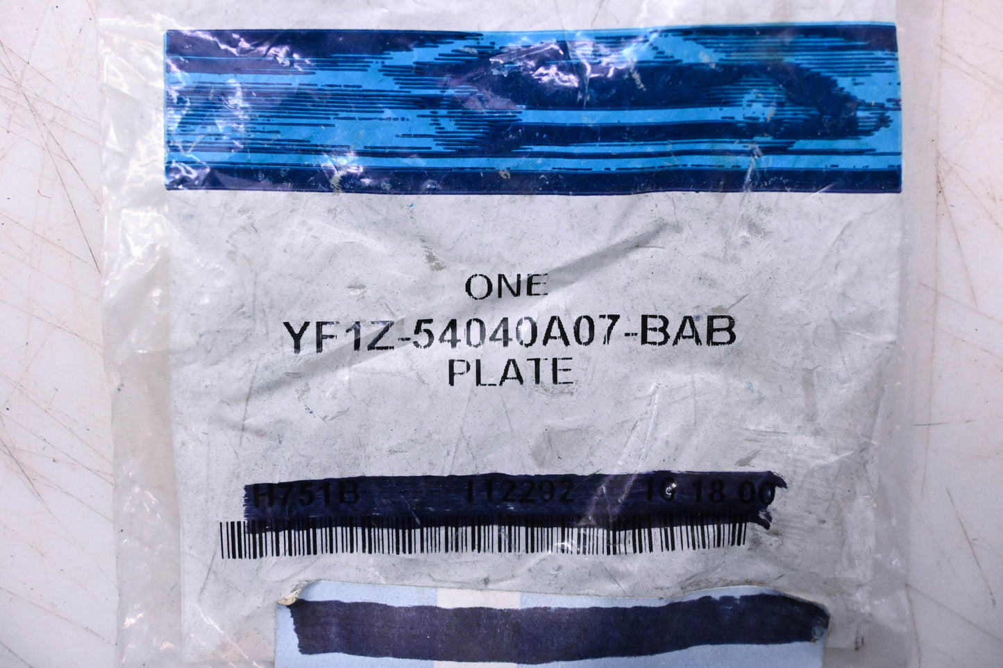 New OEM Ford YF1Z-54040A07-BAB Interior Trim Sun Visor Plate NOS