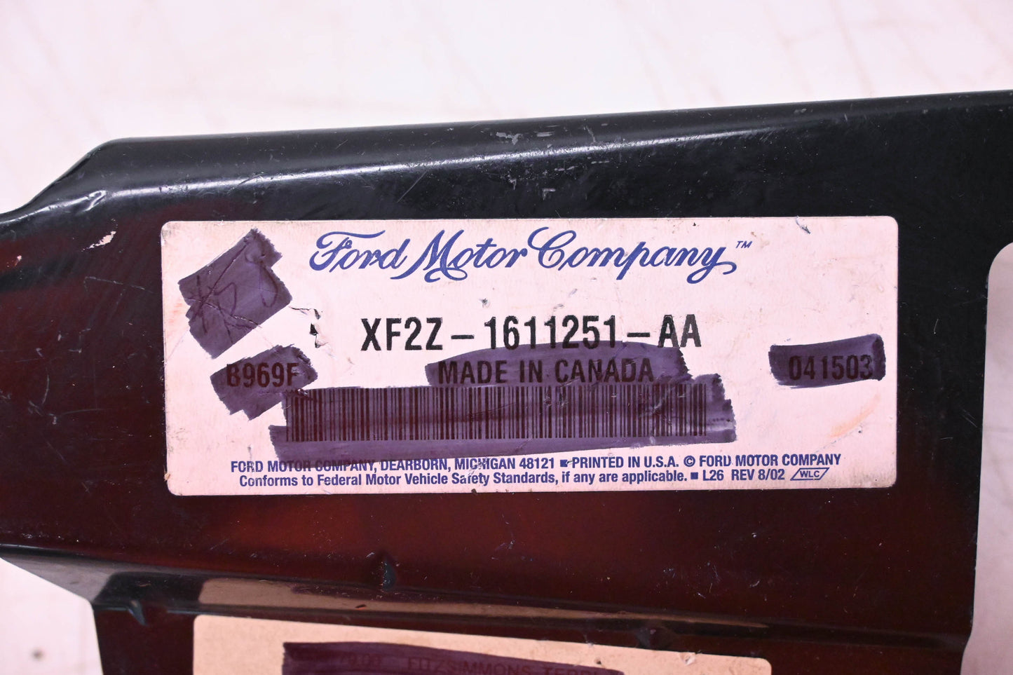 New OEM Ford XF2Z-1611251-AA Rear Floor Pan Extension NOS