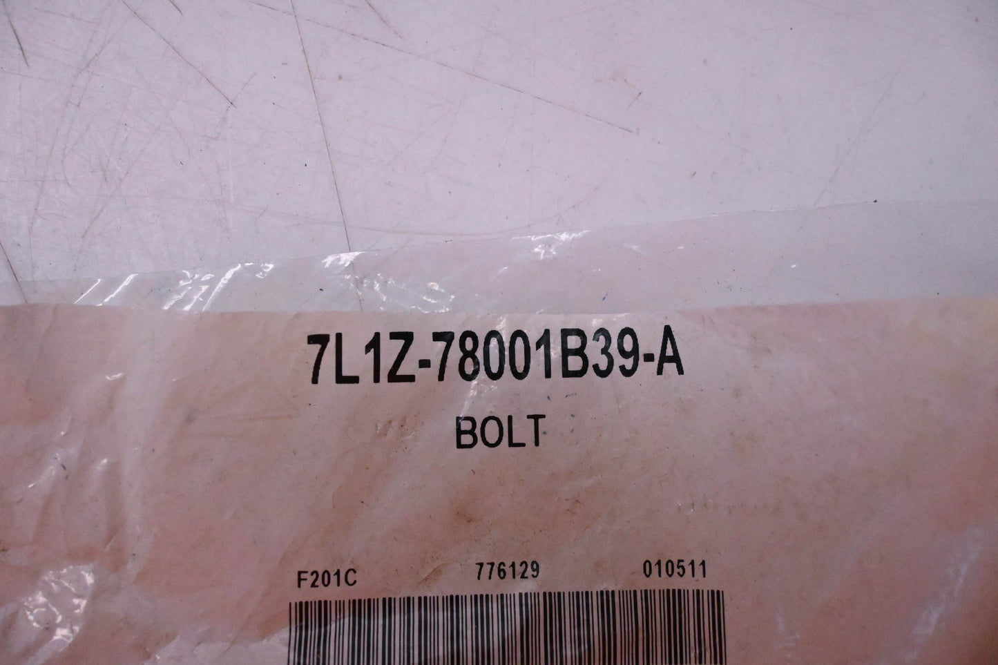 New OEM Ford 7L1Z-78001B39-A Mount Bolt NOS