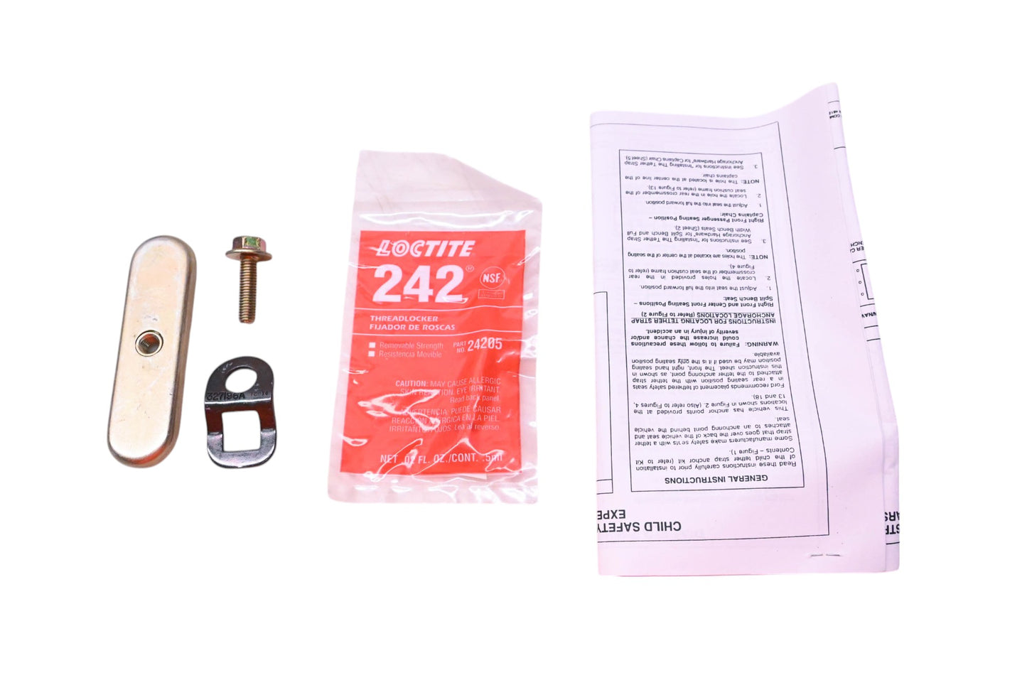 New OEM Ford F75Z-78613D74-AA Child Seat Anchor Coupling Kit NOS