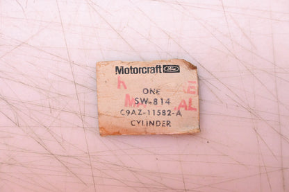 New OEM Motorcraft SW-814, C9AZ-11582-A Ignition Key & Cylinder Assembly NOS