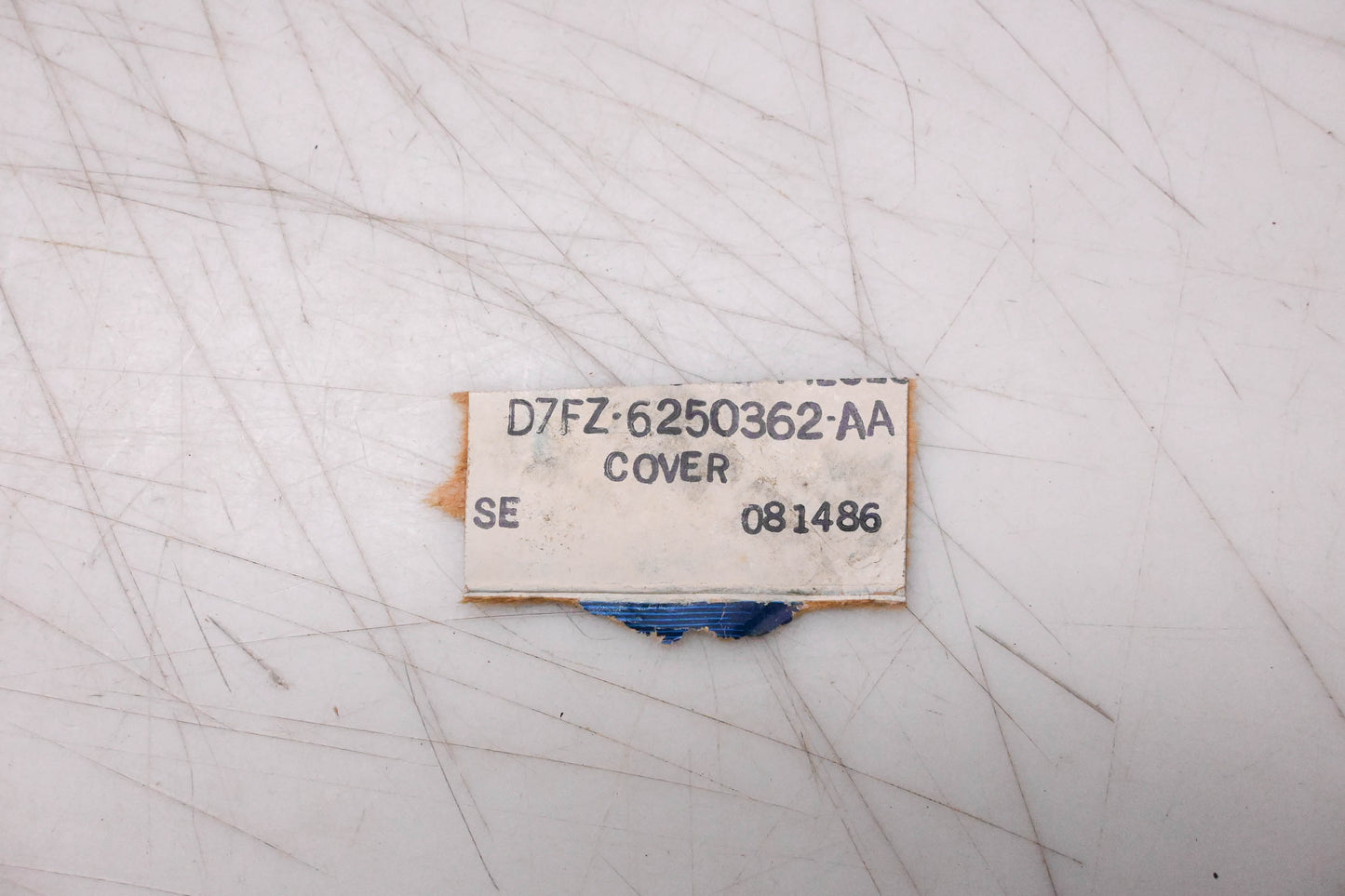 New OEM Ford D7FZ-6250362-AA Sunroof Latch Cover NOS