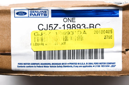 New OEM Ford CJ5Z-19893-BC Black Louver Air Vent NOS