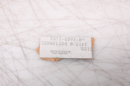 New OEM Ford E5TZ-8592-H Thermostat Water Outlet Assembly Kit NOS