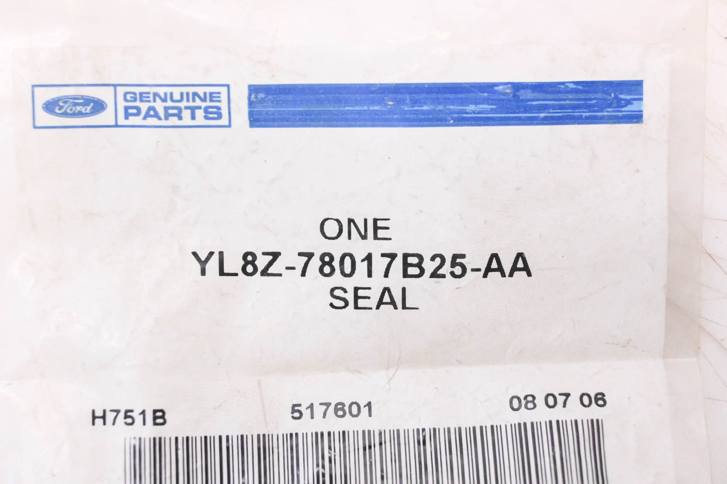 New OEM Ford YL8Z-78017B25-AA Cowl Side Panel Seal NOS