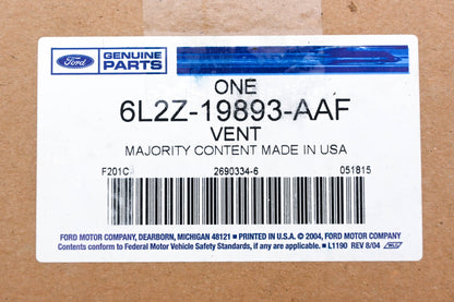 New OEM Ford 6L2Z-19893-AAF Rear Louver Air Vent NOS