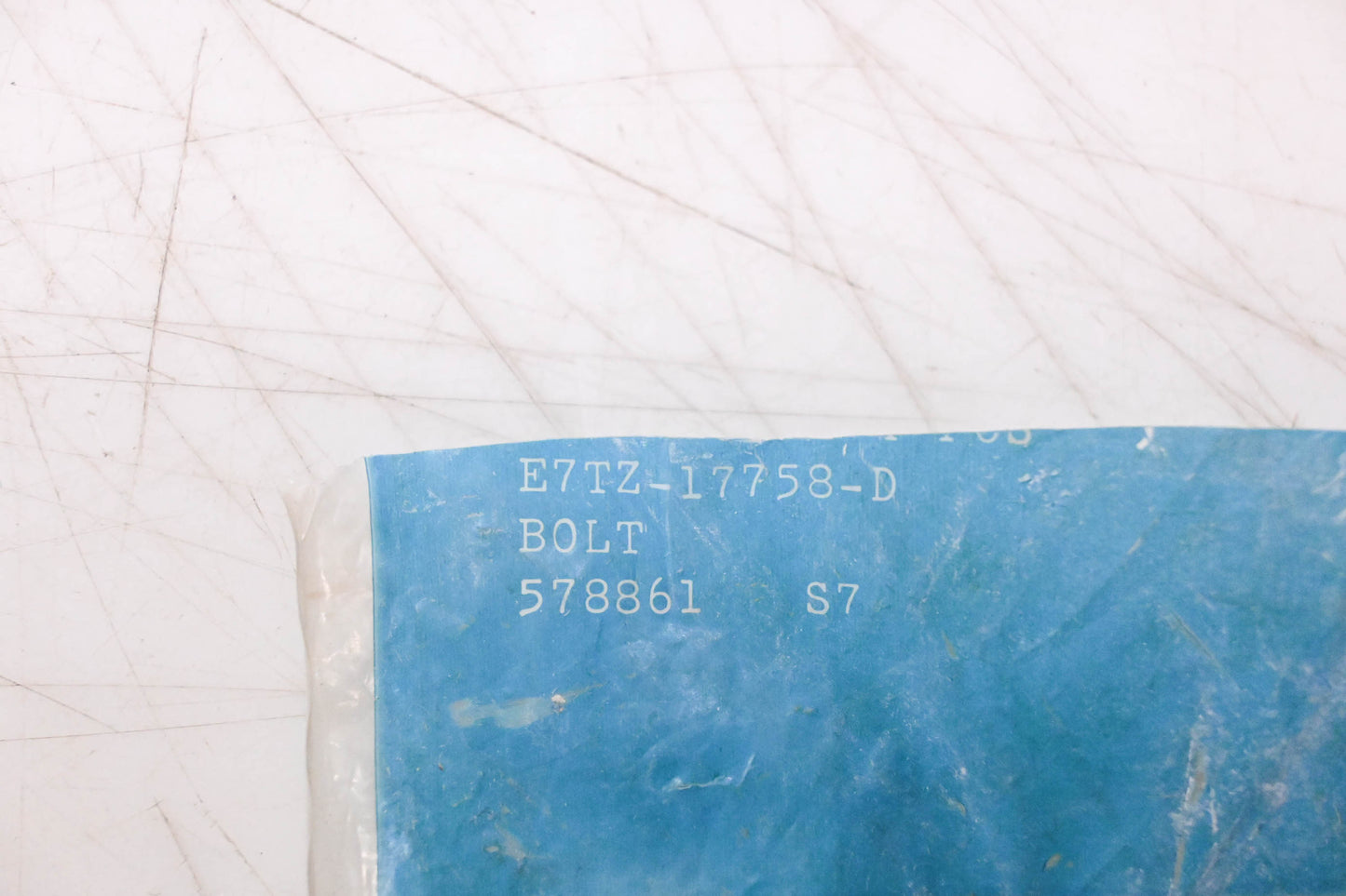 New OEM Ford E7TZ-17758-D Bumper Bolt NOS
