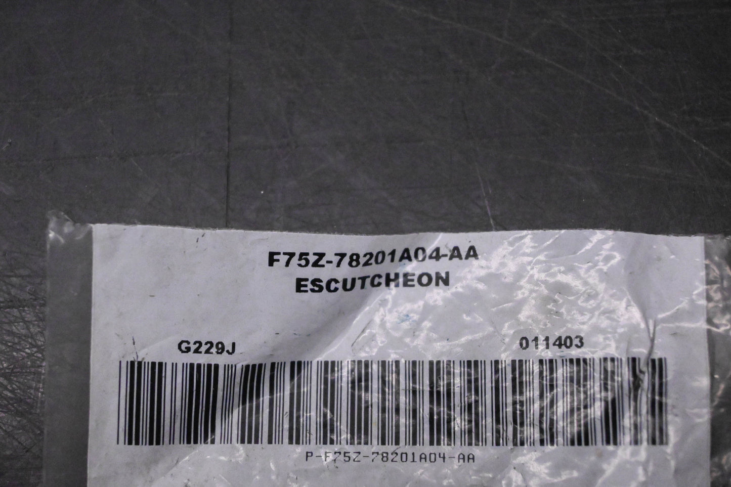 New OEM Ford F75Z-78201A04-AA Escutcheon NOS