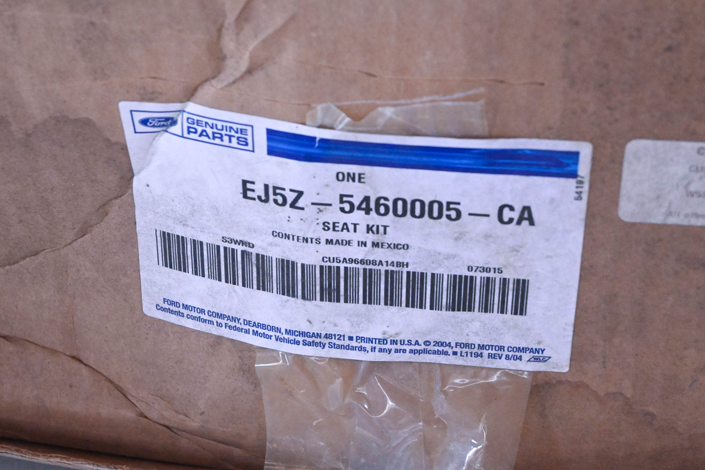 New OEM Ford EJ5Z-5460005-CA Seat Assembly NOS