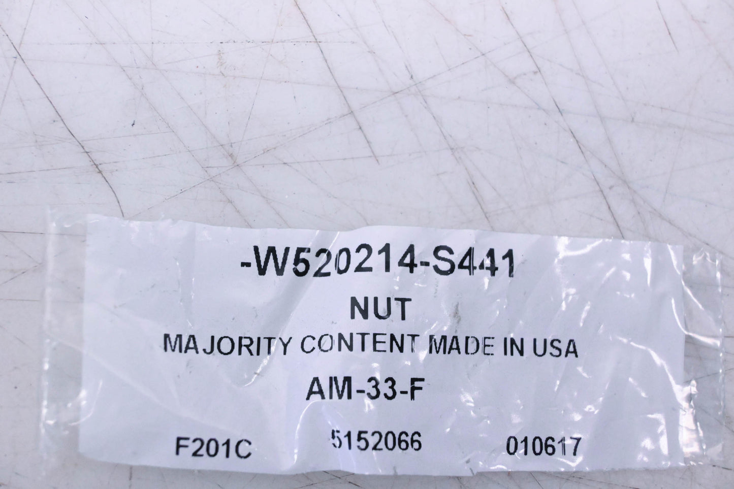 New OEM Ford W520214-S441 Shock Nut NOS