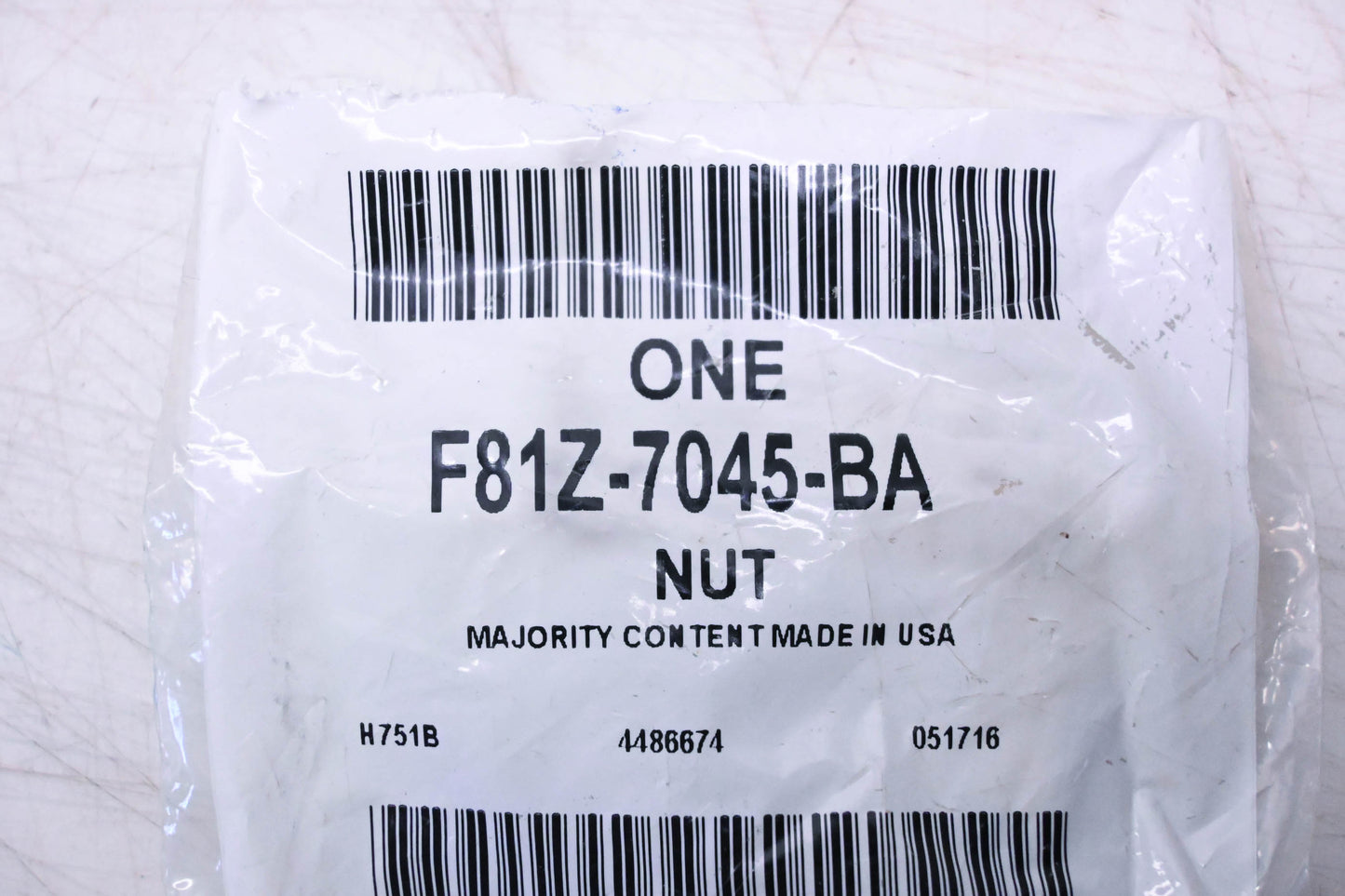New OEM Ford F81Z-7045-BA Hex Nut NOS