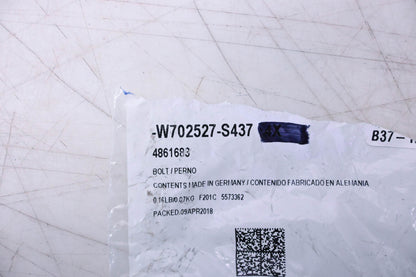New OEM Ford W702527-S437, 4861683 Thermostat Housing Bolt NOS
