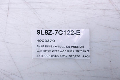 New OEM Ford 9L8Z-7C122-E, 4903370 Snap Ring NOS