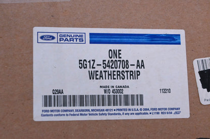 New OEM Ford 5G1Z-5420708-AA On Body Weatherstrip NOS