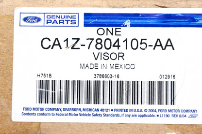 New OEM Ford CA1Z-7804105-AA Lefthand Driver Side Sun Visor NOS