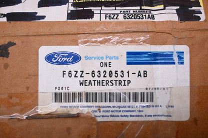 New OEM Ford F6ZZ-6320531-AB Weatherstrip Assembly NOS